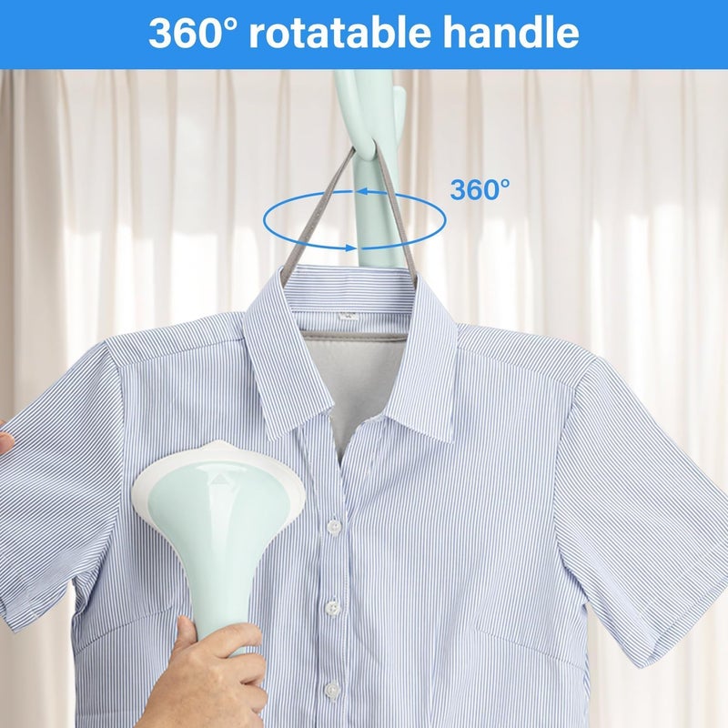 Shouken Steamer Board for Clothes with Ironing Glove,Stand for Steaming Clothes,Steamer Pad,Hanging Ironing Board,Steamer for Clothes,Hanging Steam Iron Pad - Image 5